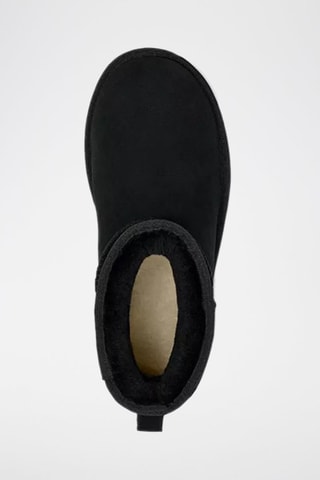 Bottines plateformes en nubuck Classic Mini Platform - Noir