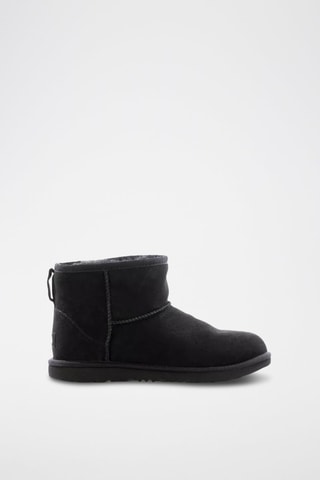 Bottines fourrées en nubuck K-Classic Mini II - Noir