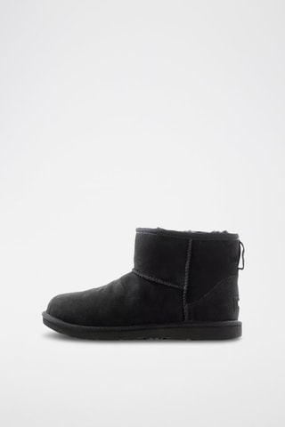 Bottines fourrées en nubuck K-Classic Mini II - Noir