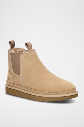 Bottines Chelsea en nubuck Neumel - Beige