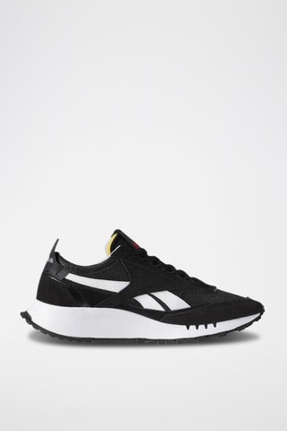 Sneakers en nubuck Classic Leather Legacy - Bleu marine et blanc
