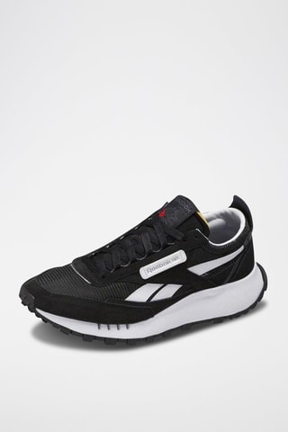 Sneakers en nubuck Classic Leather Legacy - Bleu marine et blanc