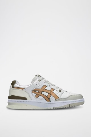 Baskets en cuir EX89 - Blanc et beige