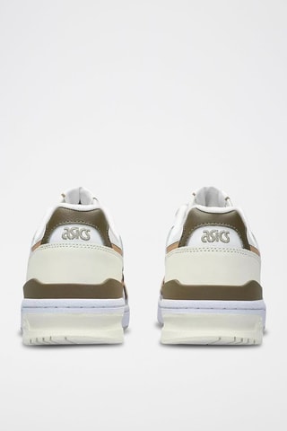 Baskets en cuir EX89 - Blanc et beige