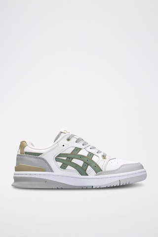 Baskets en cuir EX89 - Blanc et gris clair