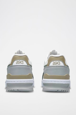 Baskets en cuir EX89 - Blanc et gris clair