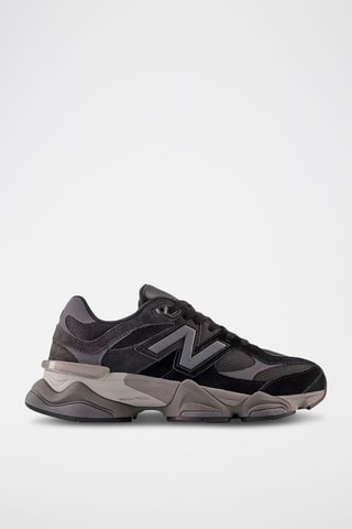 Baskets en cuir 9060 - Noir et gris