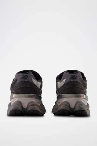 Baskets en cuir 9060 - Noir et gris