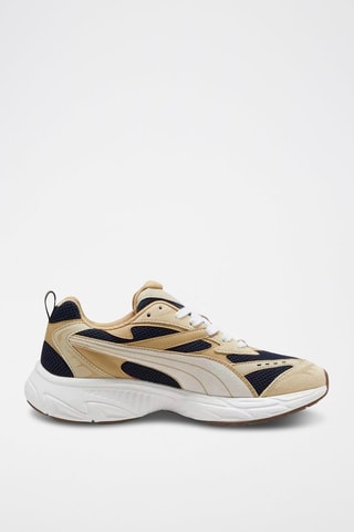 Baskets Morphic Suede - Beige et noir