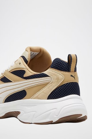 Baskets Morphic Suede - Beige et noir