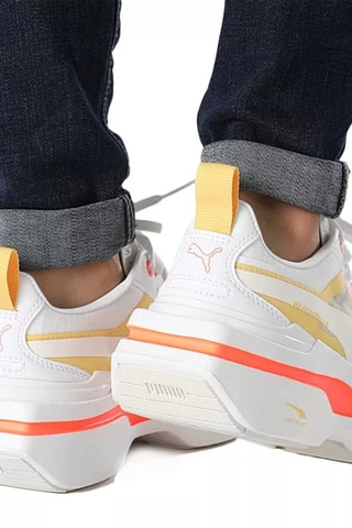 Sneakers Kosmo Rider-Blanc et jaune