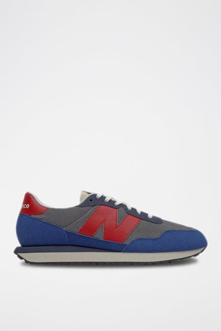 Sneakers en nubuck 237 - Bleu marine et gris
