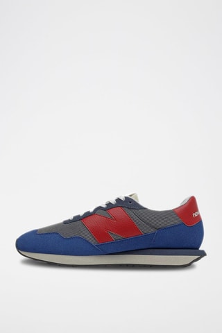 Sneakers en nubuck 237 - Bleu marine et gris