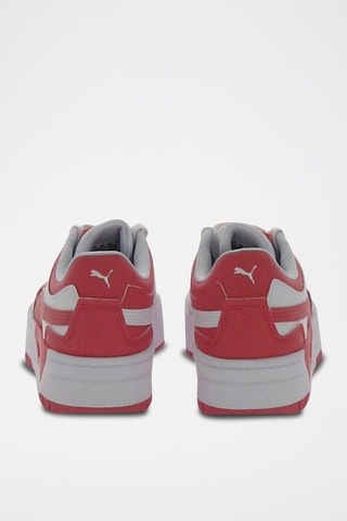 Sneakers plateformes en cuir Cali Dream Tweak Dissi - Blanc et rose