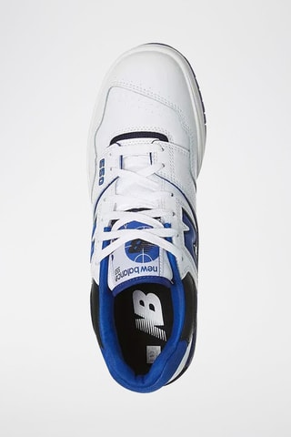 Sneakers en cuir 550 - Blanc et bleu