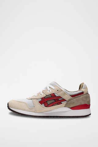 Sneakers en cuir Lyte III OG Rose pâle et rouge