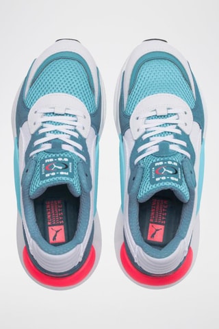 Sneakers en cuir RS-98 Cosmic-Blanc et bleu
