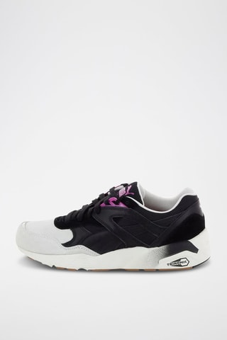 Baskets en cuir R698 - Noir