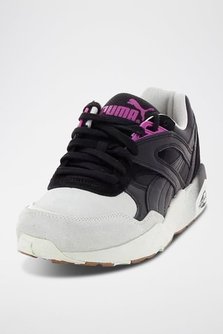 Baskets en cuir R698 - Noir