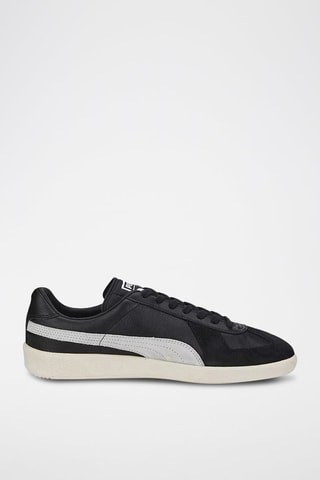 Baskets en cuir Army Trainer - Noir