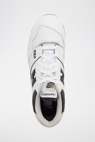 Baskets en cuir 550 - Blanc et noir