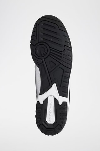 Baskets en cuir 550 - Blanc et noir