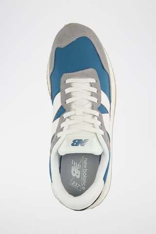 Sneakers MS237 - Blanc et bleu