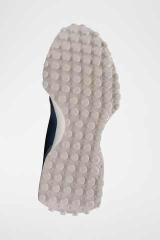 Sneakers U327 en cuir - Bleu et blanc