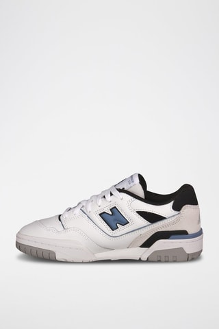 Baskets en cuir 550 - Blanc et bleu
