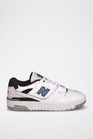 Baskets en cuir 550 - Blanc et bleu