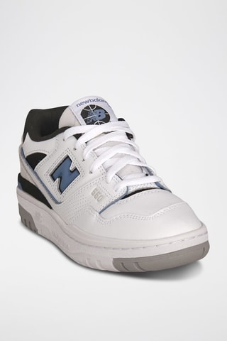 Baskets en cuir 550 - Blanc et bleu