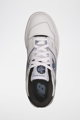 Baskets en cuir 550 - Blanc et bleu