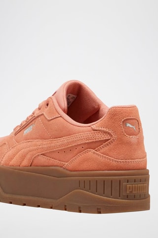 Baskets compensées en nubuck Karmen II Idol - Rose