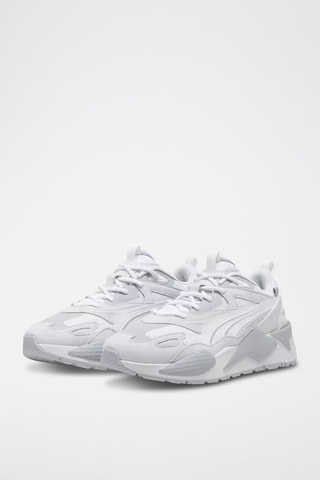 Sneakers en nubuck Rs-X Efekt Prm Blanc et gris