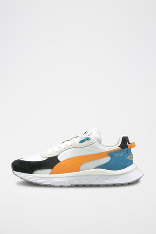 Sneakers Wild Rider Rollin-Blanc et orange