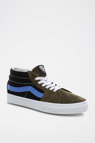 Sneakers montantes SK8 Vintage Sport en nubuck - Kaki
