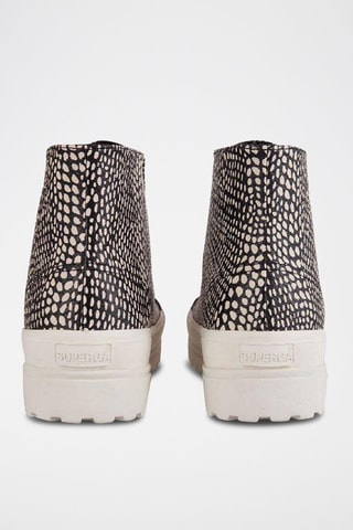 Sneakers montantes 2341-ALPINA Noir et beige