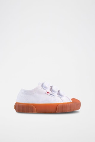 Sneakers Straps Drill Blanc