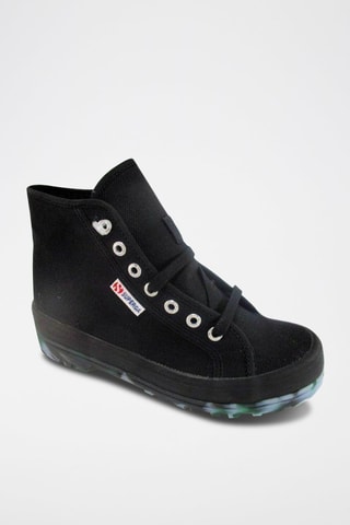 Sneakers montantes 2341-ALPINA MARBLEGUM COTU - Noir