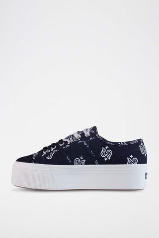 Sneakers plateforme 2790-BANDANA - Bleu marine