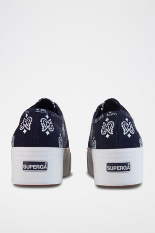 Sneakers plateforme 2790-BANDANA - Bleu marine