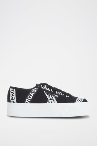 Sneakers plateforme 2790-LETTERING TAPE JELLY - Noir