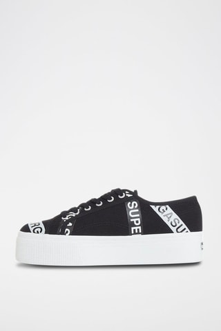 Sneakers plateforme 2790-LETTERING TAPE JELLY - Noir