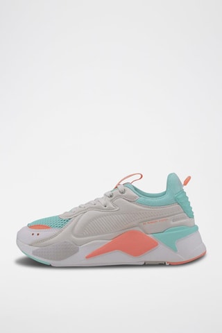 Sneakers en cuir RS-X Softcase Gris et bleu