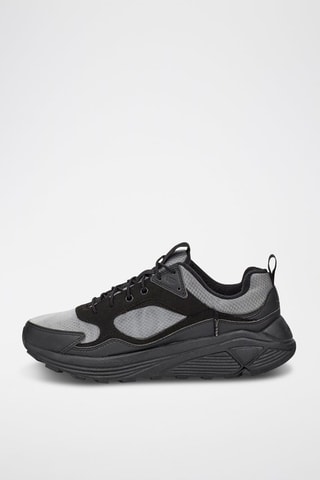 Sneakers Miwo Trainer Low Mono Noir et gris