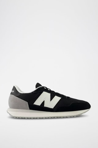 Sneakers en nubuck MS237 - Noir
