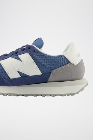 Sneakers en nubuck MS237 - Bleu et gris
