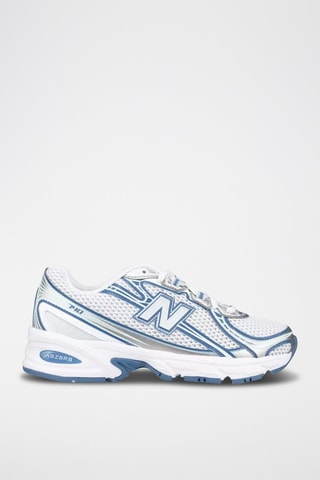 Sneakers U740 - Blanc et bleu