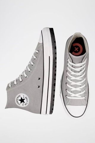 Sneakers plateformes montantes All Star HI Canvas City Trek - Gris