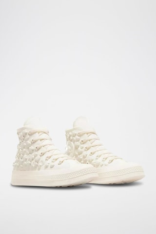 Sneakers plateformes montantes Chuck 70 HI - Blanc